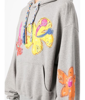 MIRA MIKATI - Hoodie à patch fleuri Venez découvrir notre 