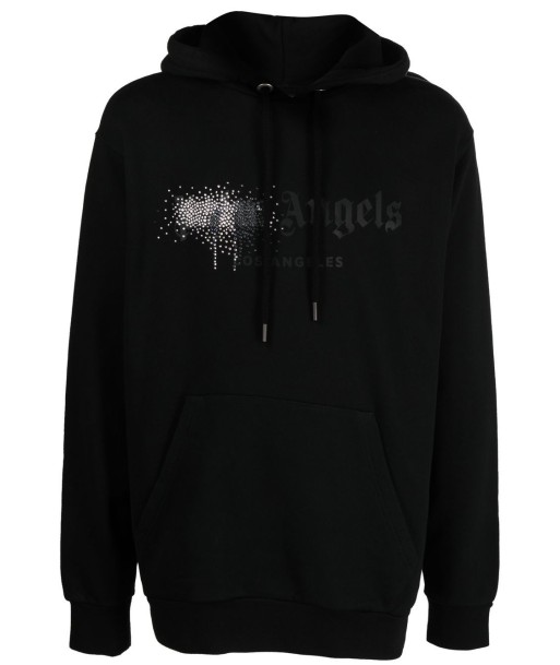 PALM ANGELS Hoodie à logo strassé sélection de produits