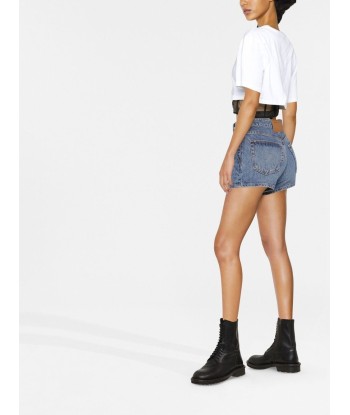 ALEXANDER WANG- Short en jean à taille haute acheter