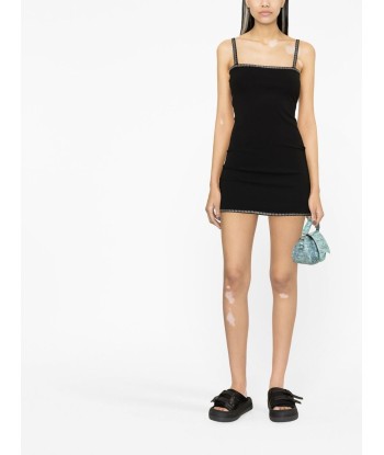 ALEXANDER WANG - Robe courte Kleid à ornements en cristal Comparez plus de prix