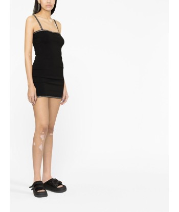 ALEXANDER WANG - Robe courte Kleid à ornements en cristal Comparez plus de prix